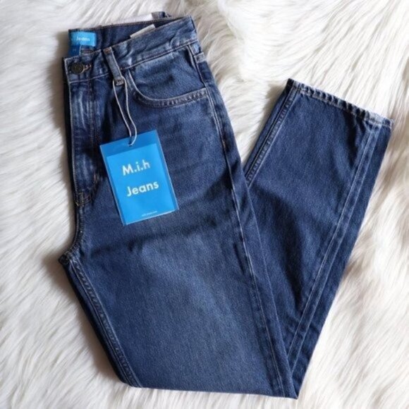 NWT Anthropologie M.i.H High Rise Vintage Style Distressed Cropped Jeans Size 25 - Picture 2 of 11